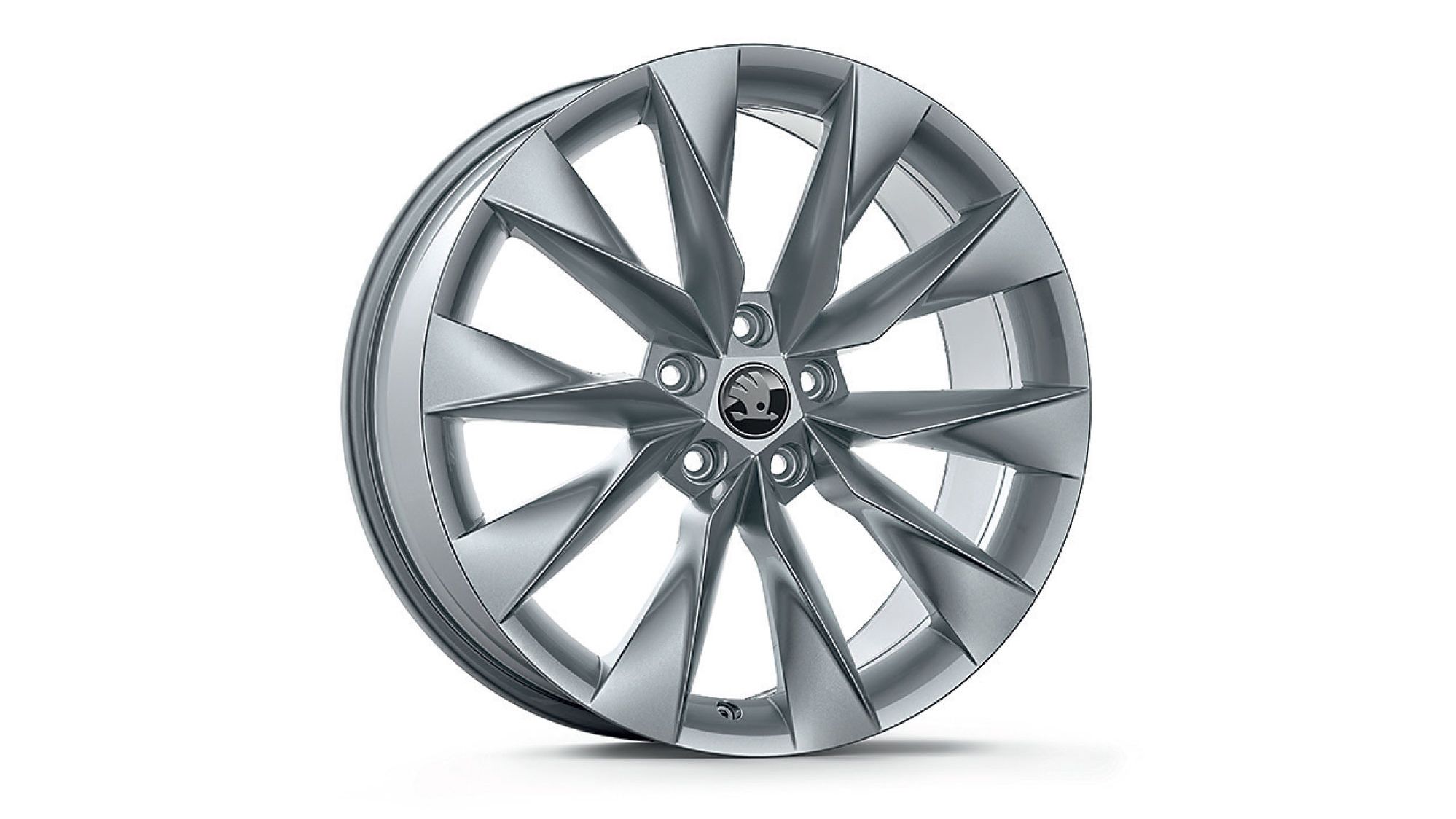 Škoda Leichtmetallfelge Crystal Silber