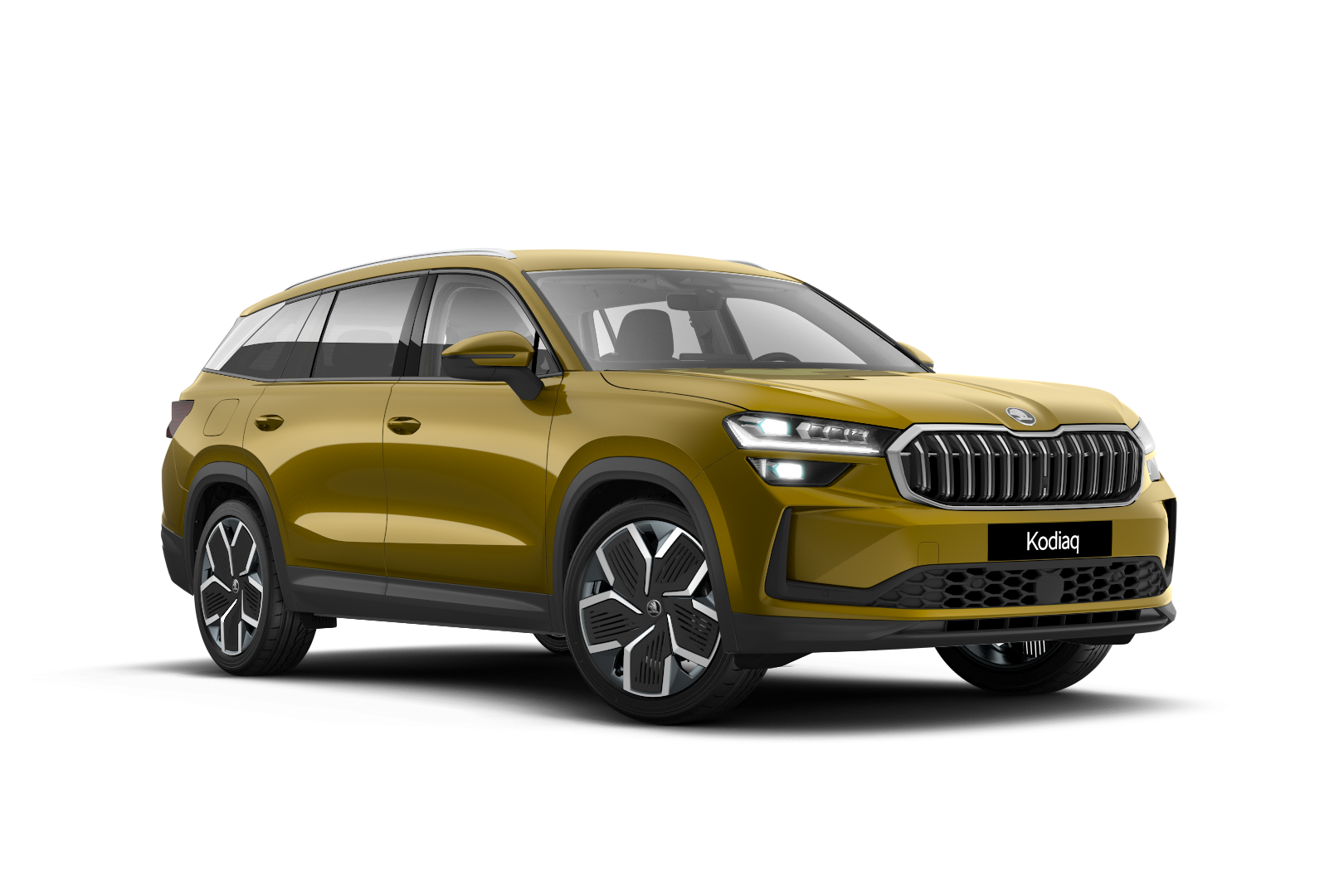 Škoda Kodiaq gold schräge Frontansicht