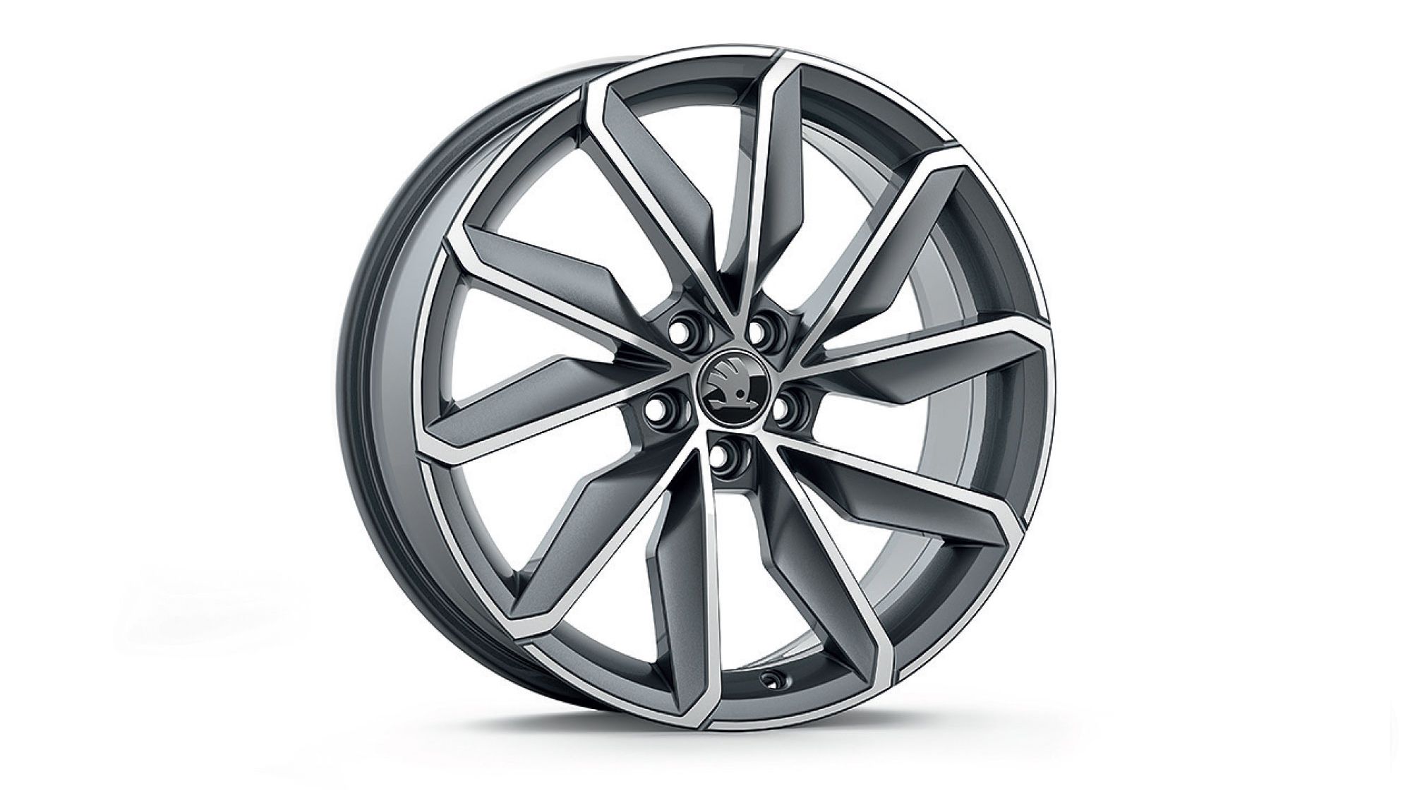 Škoda Leichtmetallfelge Blade Anthrazit glanzgedreht