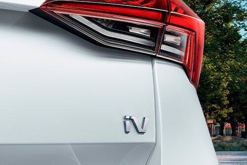 Insígnia iV na parte traseira de um Škoda 