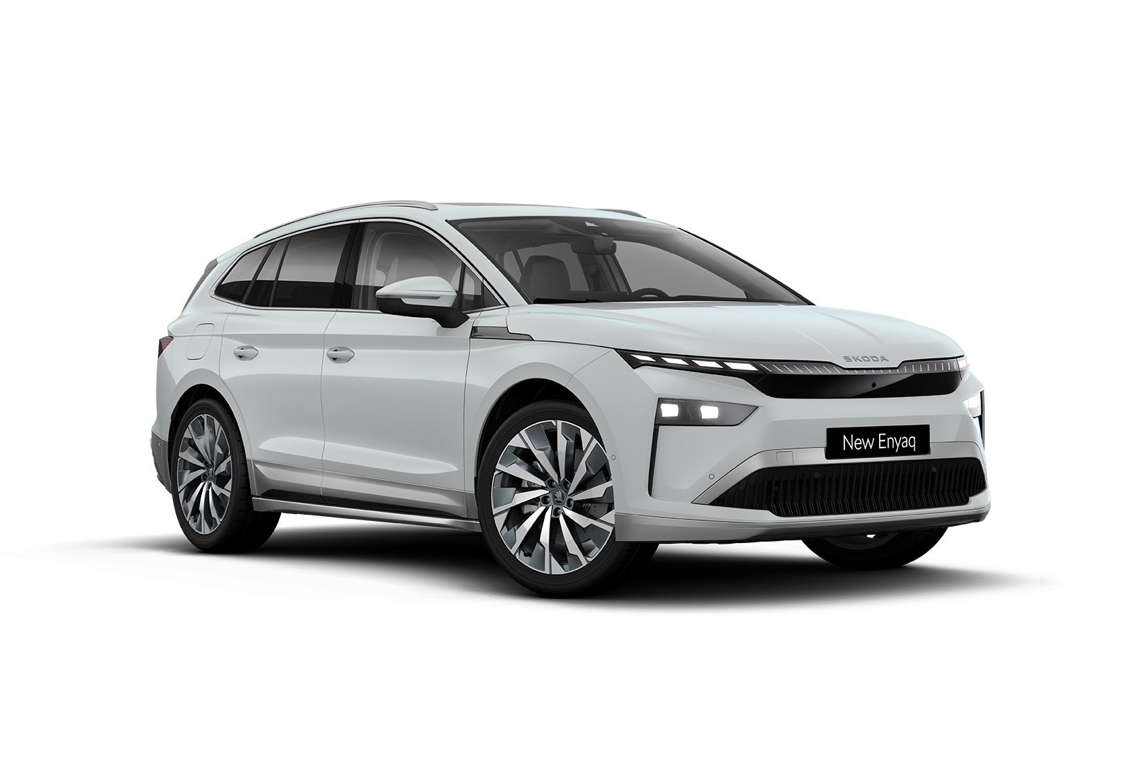 Škoda Enyaq in weiß