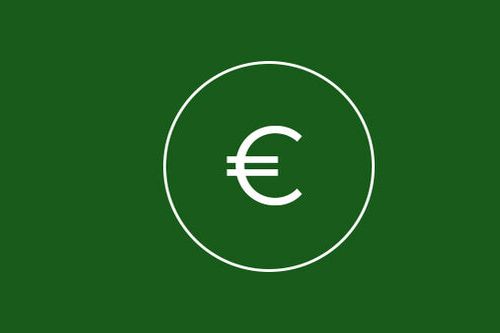 Ícone do Euro num fundo verde - Škoda PT 