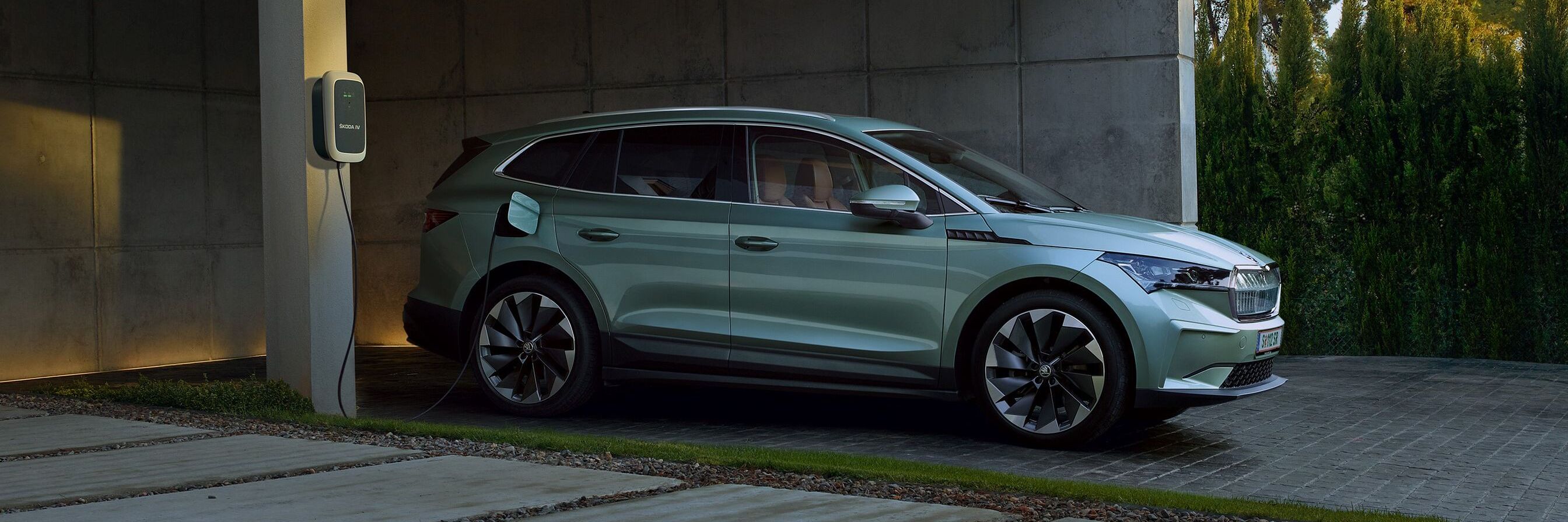 Škoda a carregar em casa