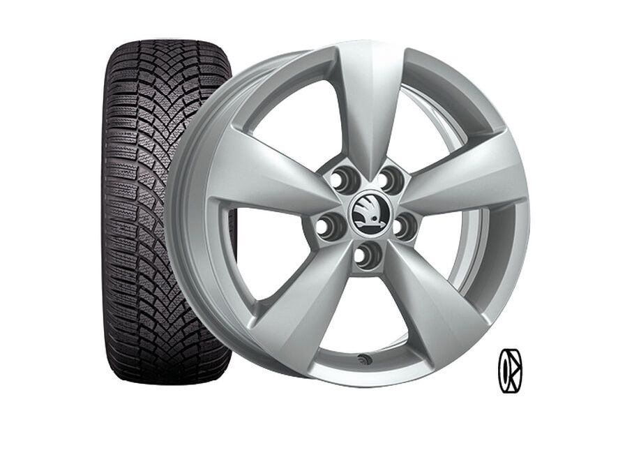 Škoda Karoq Komplettrad Alu Ratikon für den Winter