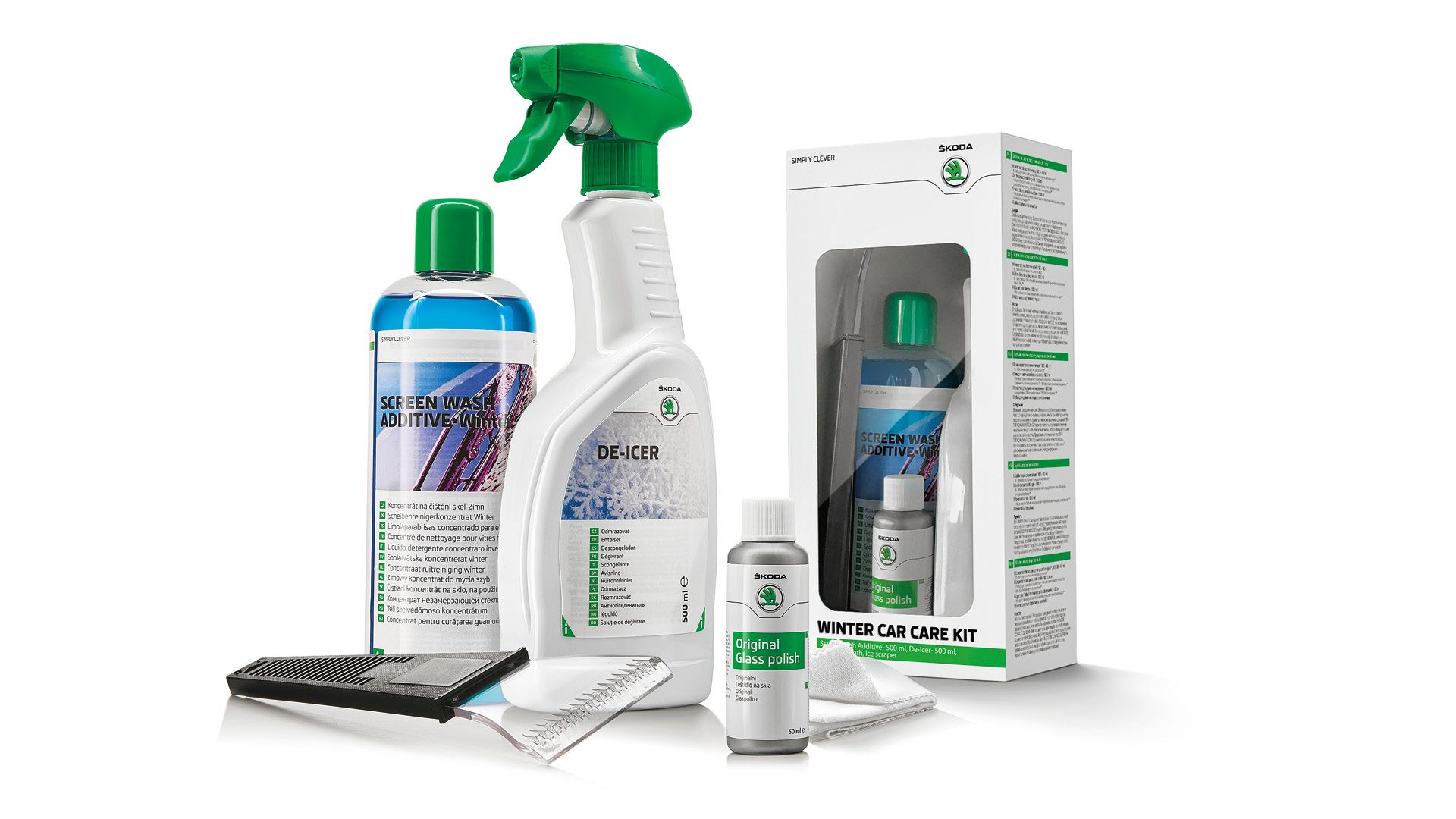  Škoda Pflegeset für den Winter