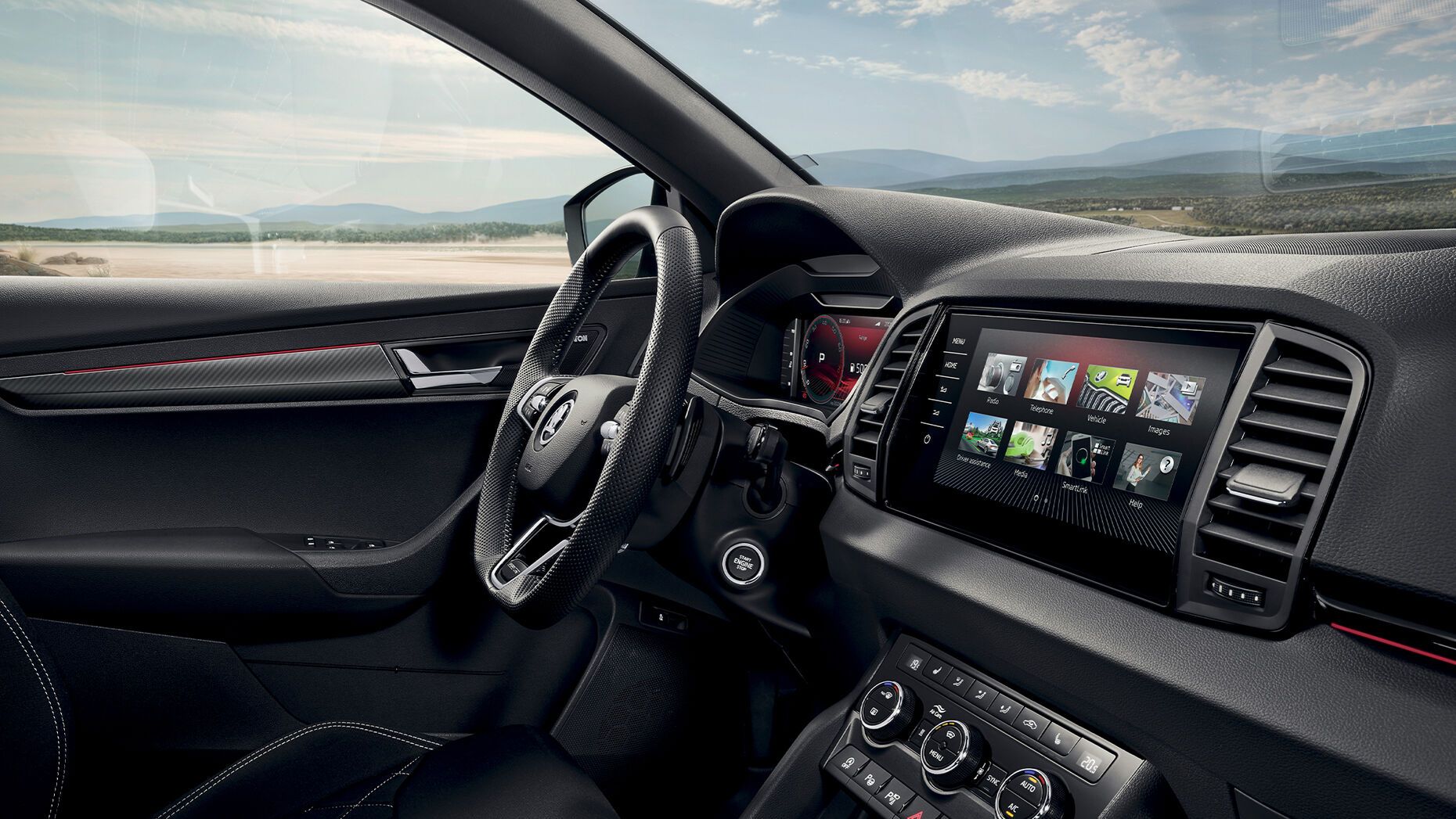 Das 7-Gang-Automatikgetriebe des Škoda Karoq Sportline