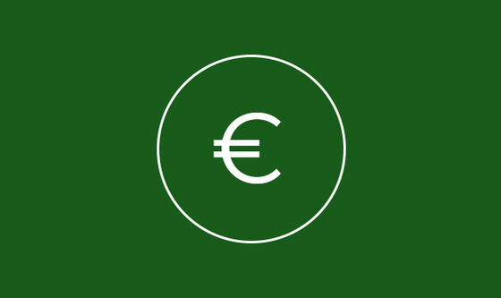 Ícone do Euro num fundo verde - ŠKODA PT 